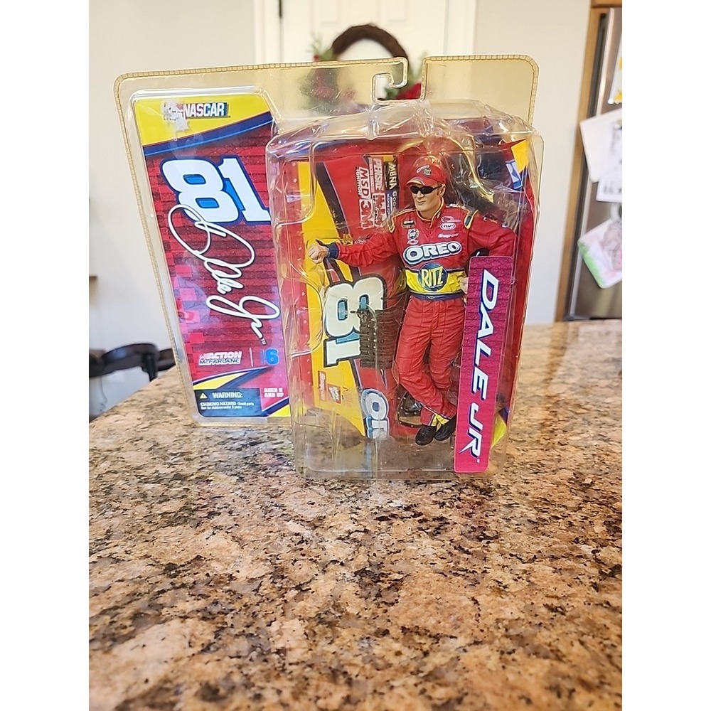 Action McFarlane Dale Earnhardt‎ Jr Busch Series Oreo Figure 81 New Discolored